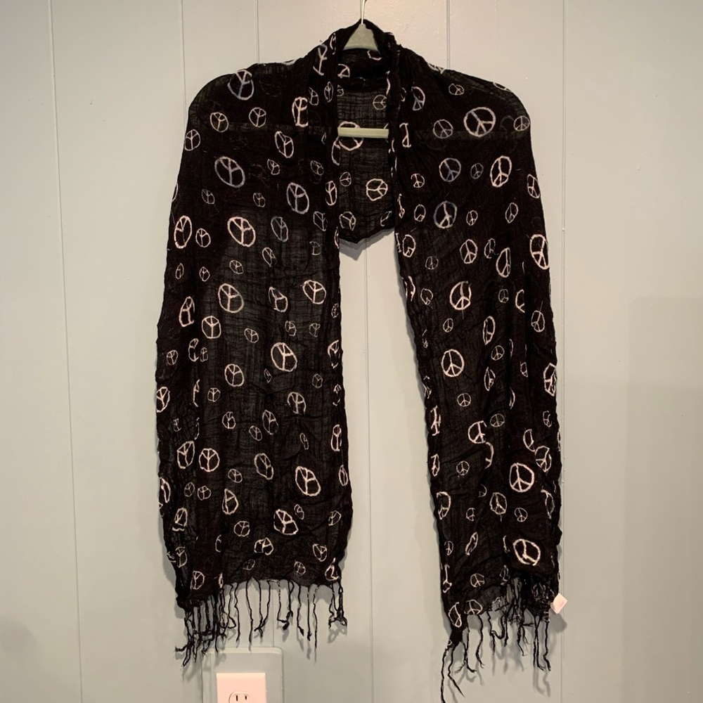 Peace Sign Scarf